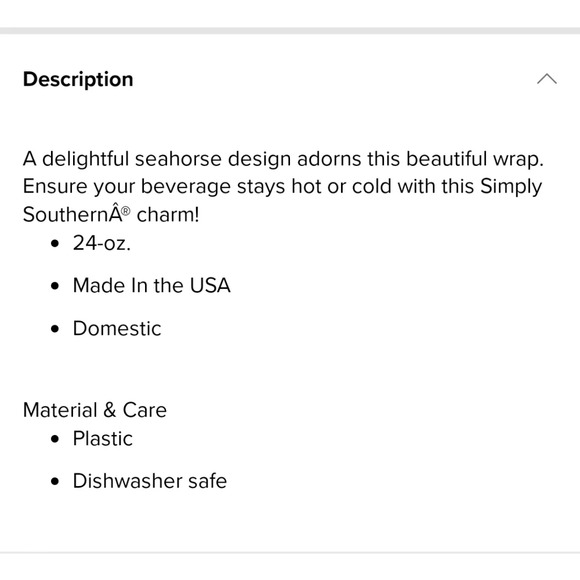 Tervis 24oz Simply Southern Preppy Pink Seahorse Wrap - Picture 3 of 9